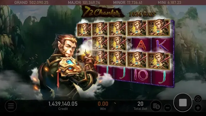 《72變》財神娛樂城：孫悟空奇幻冒險，贏取高達6400倍獎金